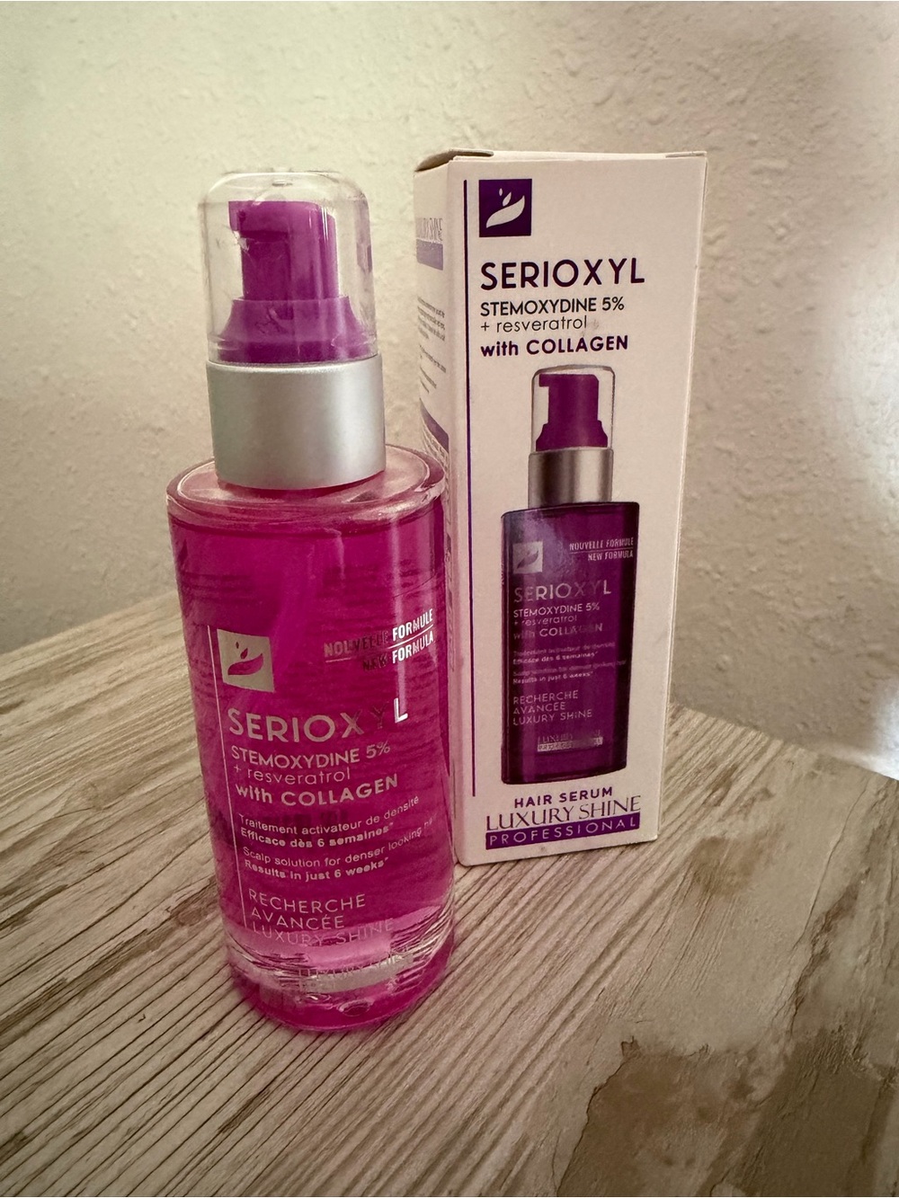Serioxyl Hair Serum with Collagen — Pink